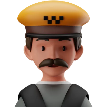Taxifahrer  3D Icon