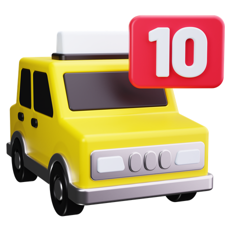 Compteur de taxi  3D Icon