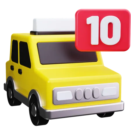 Compteur de taxi  3D Icon