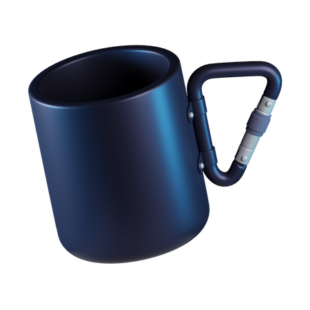 Taza del acero  3D Icon