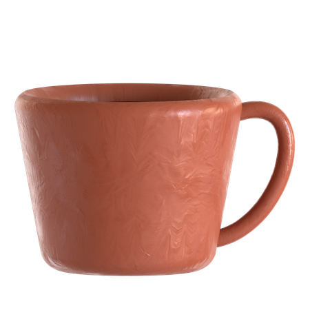 Taza de barro  3D Icon