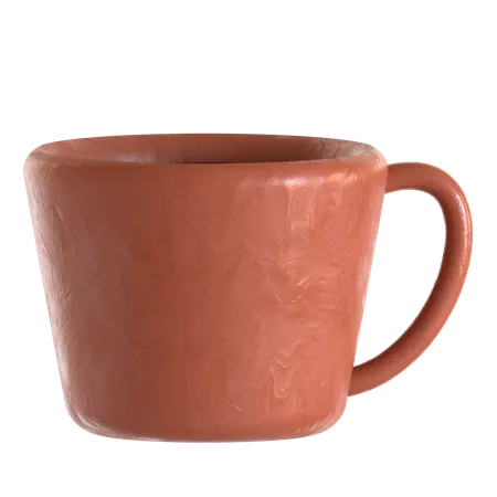 Taza de barro  3D Icon