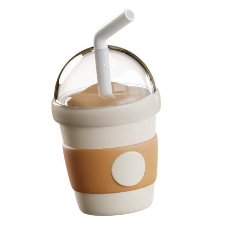 Taza de café helado  3D Icon