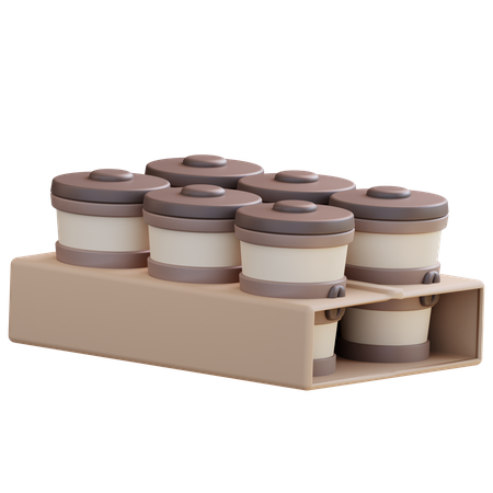 Taza de cafe para llevar  3D Icon