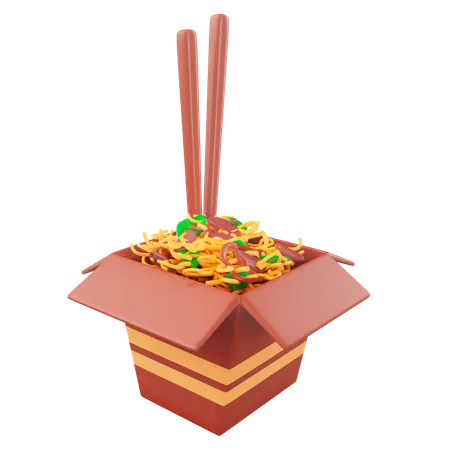 Taza de fideos  3D Icon