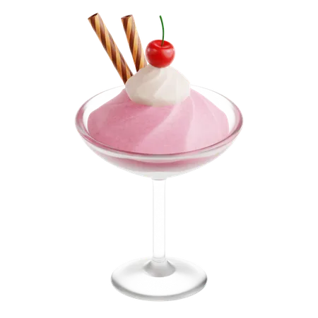 Copa de helado  3D Icon