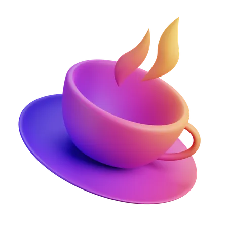 Taza de te  3D Icon