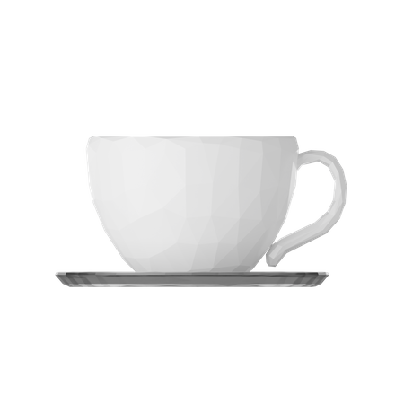 Taza de té lowpoly  3D Icon