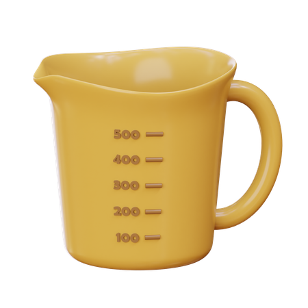 Taza medidora  3D Icon