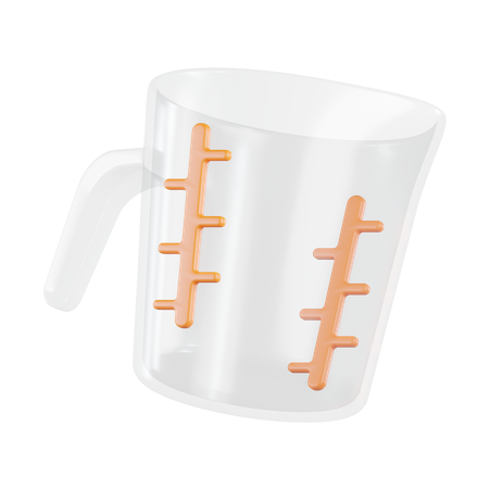 Taza medidora  3D Icon