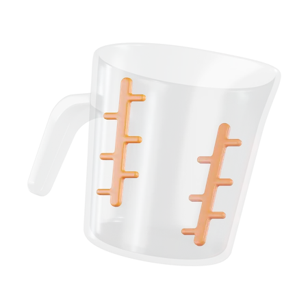 Taza medidora  3D Icon