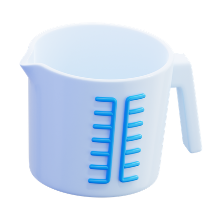 Taza medidora ingredientes precisos  3D Icon