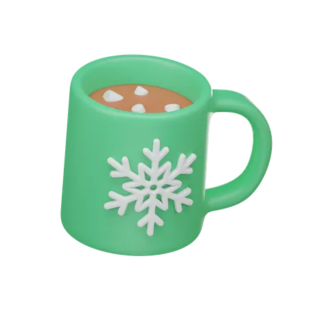 Taza de navidad  3D Icon