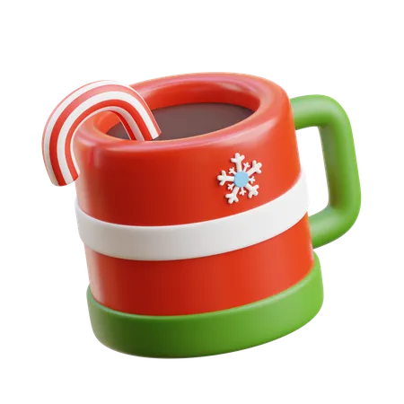 Taza de navidad  3D Icon