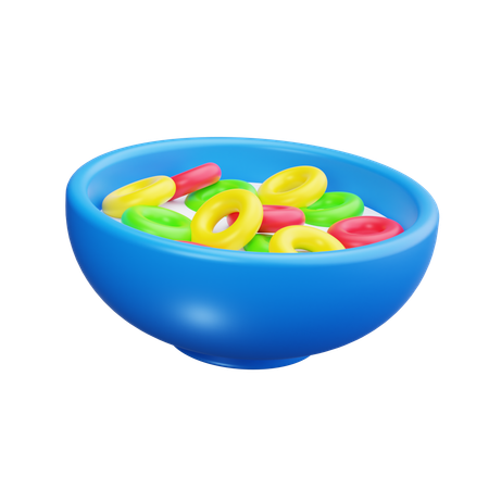 Tazón de cereal  3D Icon