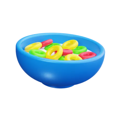 Tazón de cereal  3D Icon