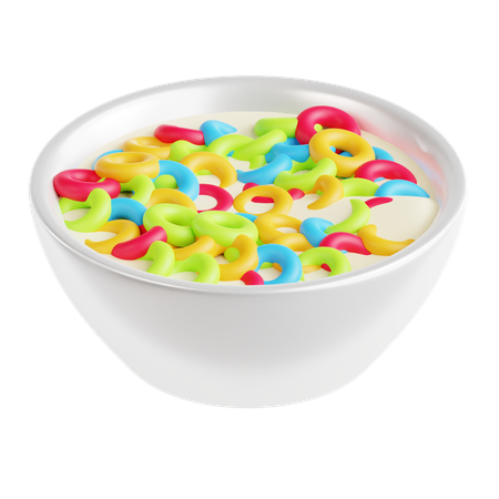Tazón de cereal  3D Icon