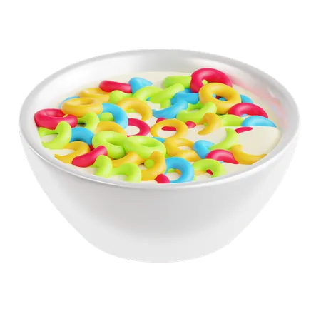 Tazón de cereal  3D Icon