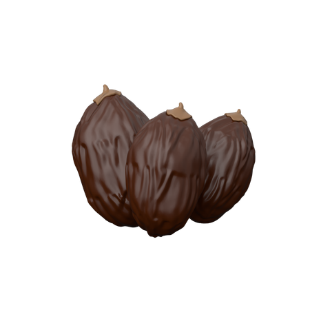 Tazón de dátiles  3D Icon