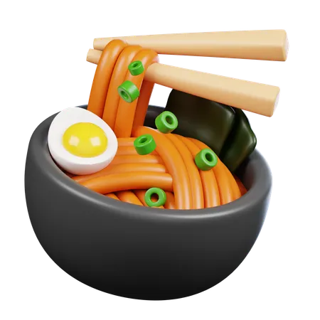 Tazón de fideos  3D Icon