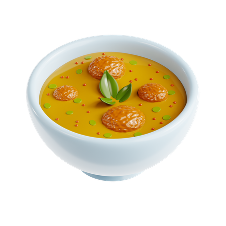 Tazón de sopa  3D Icon