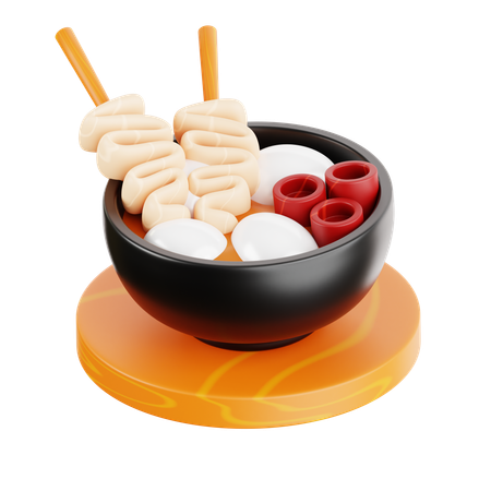 Plato de sushi  3D Icon