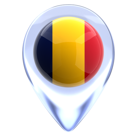 Tchad  3D Icon