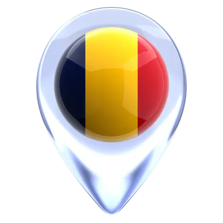 Tchad  3D Icon