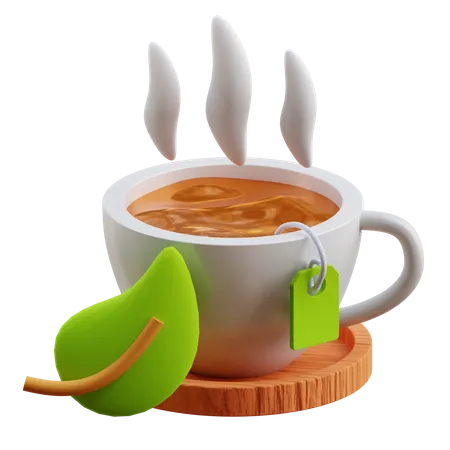 Té caliente  3D Icon