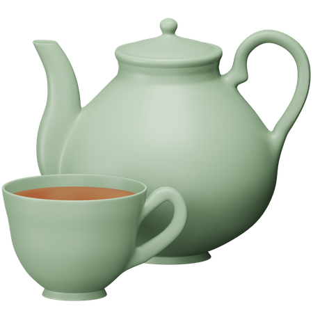 Té caliente  3D Icon