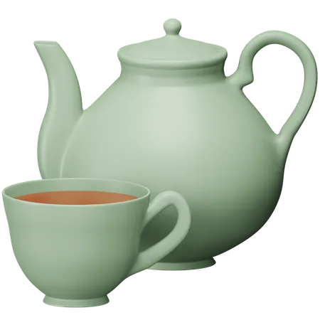 Té caliente  3D Icon