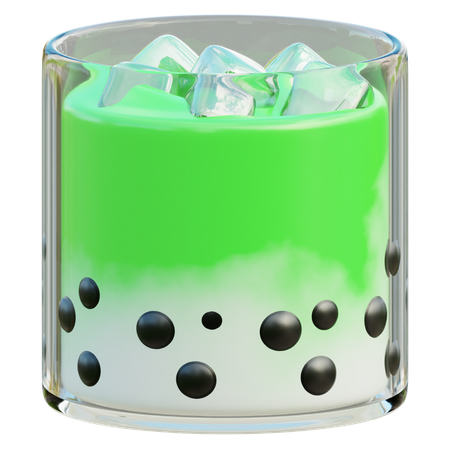 Té de burbujas  3D Icon