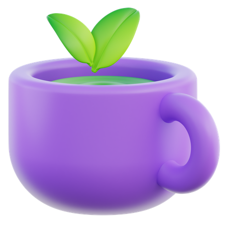 Té de hierbas  3D Icon