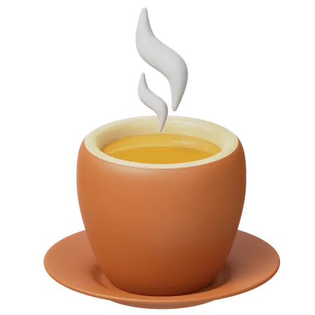 Té de hierbas caliente  3D Icon