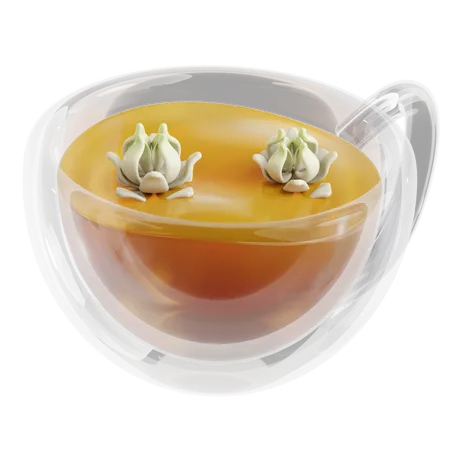 Té de jazmín  3D Icon