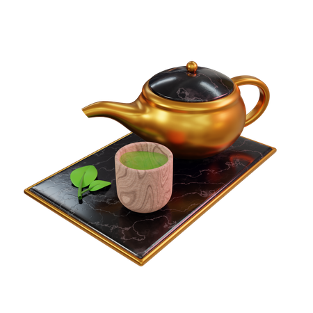 Té japonés  3D Icon