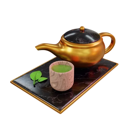 Té japonés  3D Icon