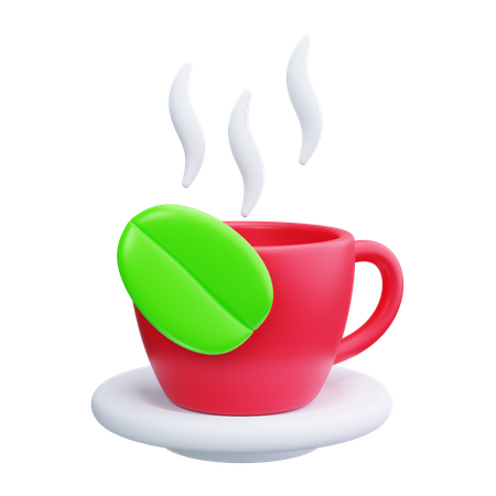 Té negro  3D Icon