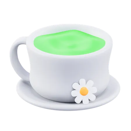 Té verde  3D Icon