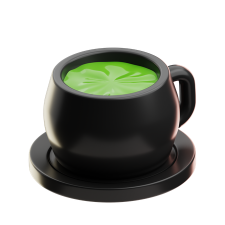 Té verde  3D Icon