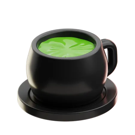 Té verde  3D Icon