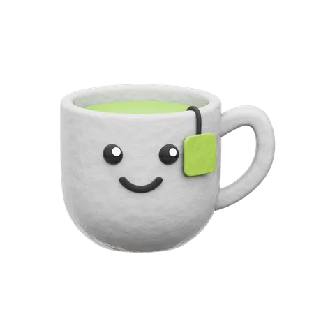 Té verde  3D Icon