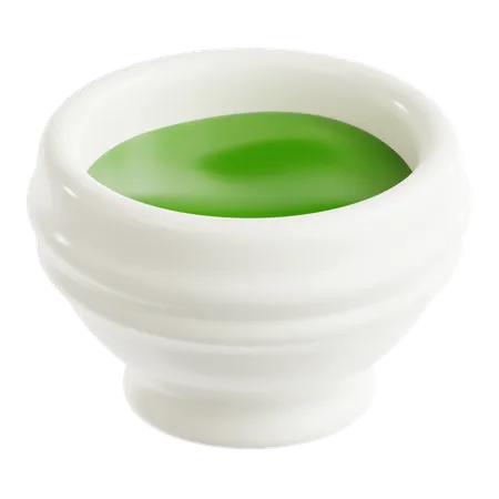 Té verde  3D Icon