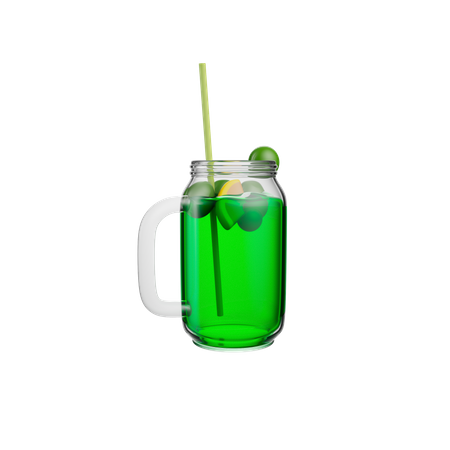 Té verde  3D Icon