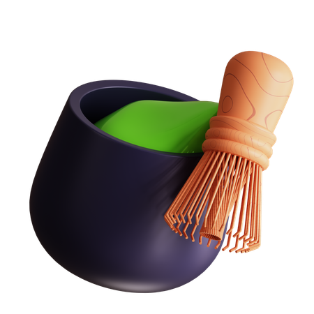 Té Verde Matcha  3D Icon