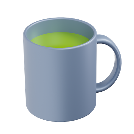 Té verde matcha  3D Illustration