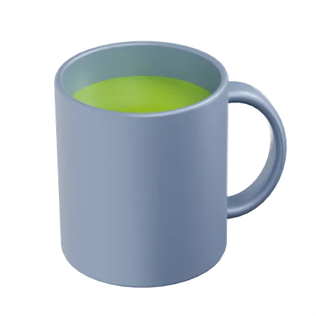 Té verde matcha  3D Illustration