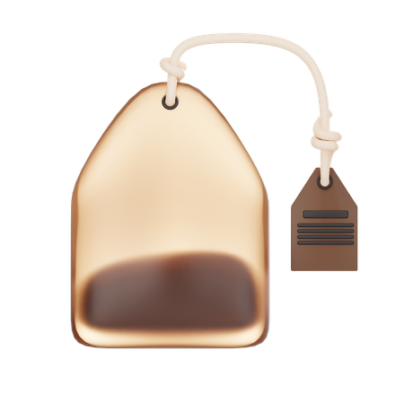 Tea Bag  3D Icon