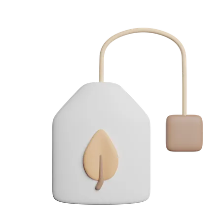 Tea Bag 3D Icon