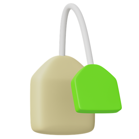 Tea Bags  3D Icon